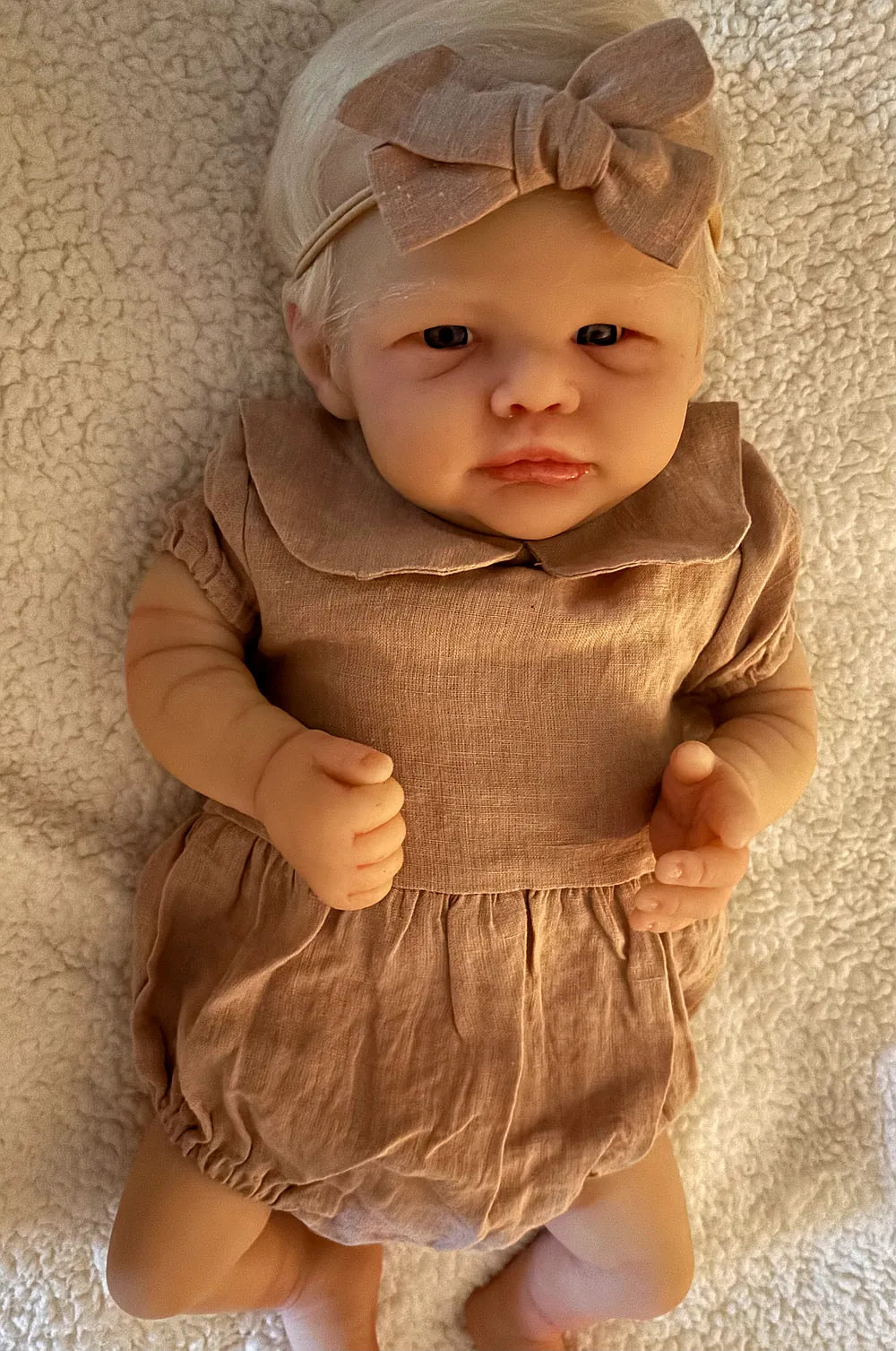 Muñeca Reborn Realista Alba Niña, 58cm / 3.400 kg