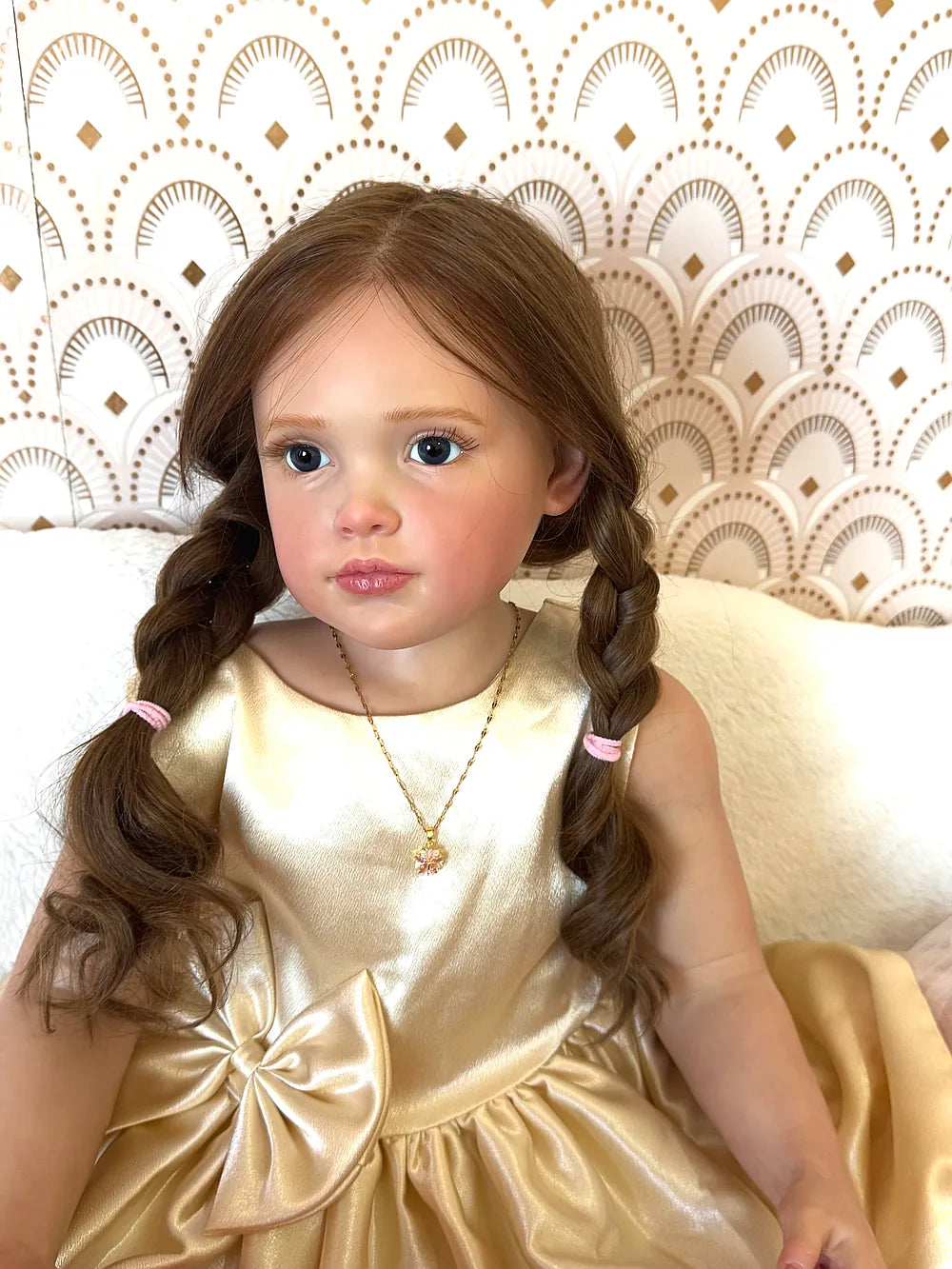 Muñeca Reborn Paula Realista Niña 75cm / 5.600 kg