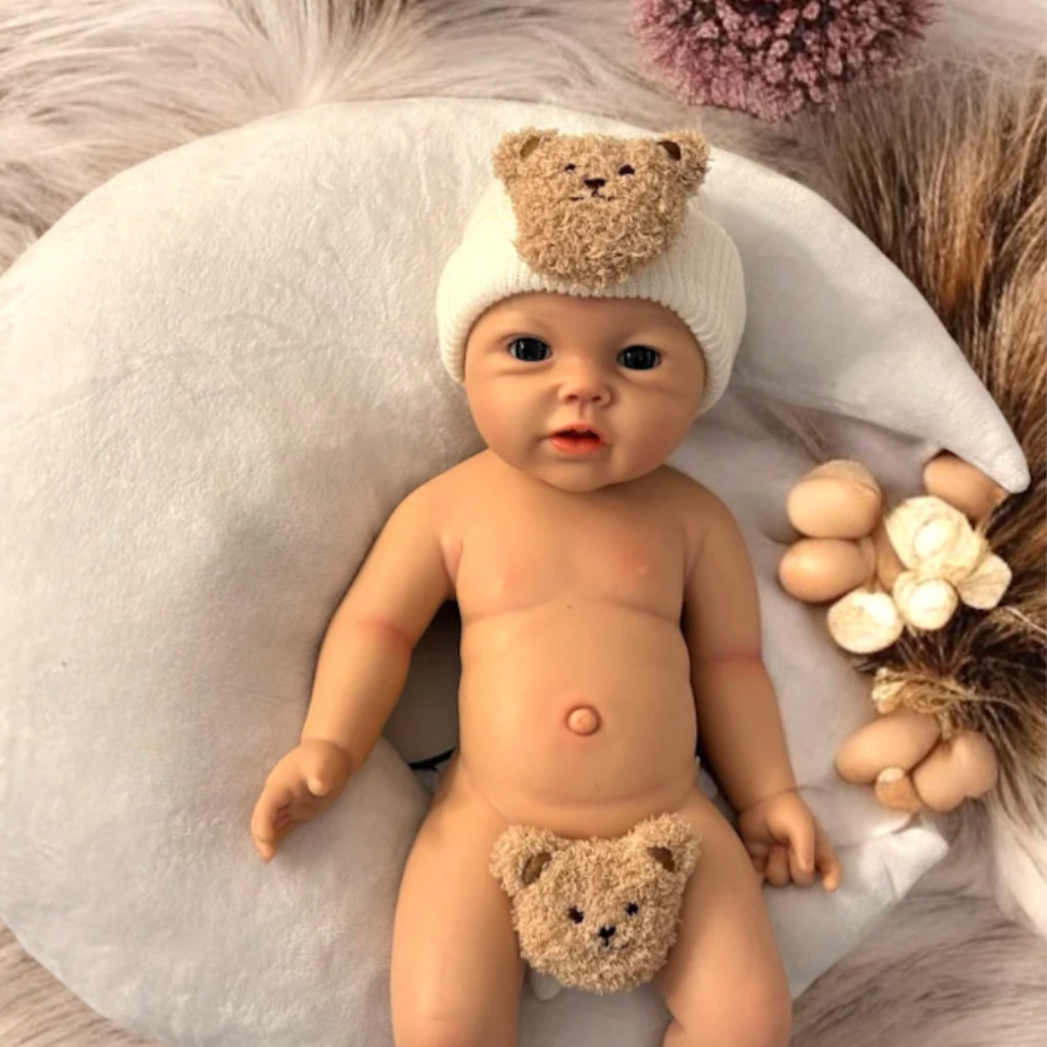 Muñeco Reborn Silicona Luan Niño 47cm / 2,8kg + Pack Premium