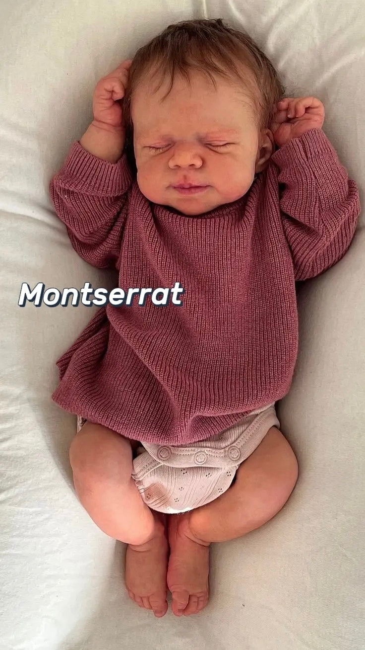Muñeco Reborn Realista Mont serrat Niño 55cm / 2.500 kg