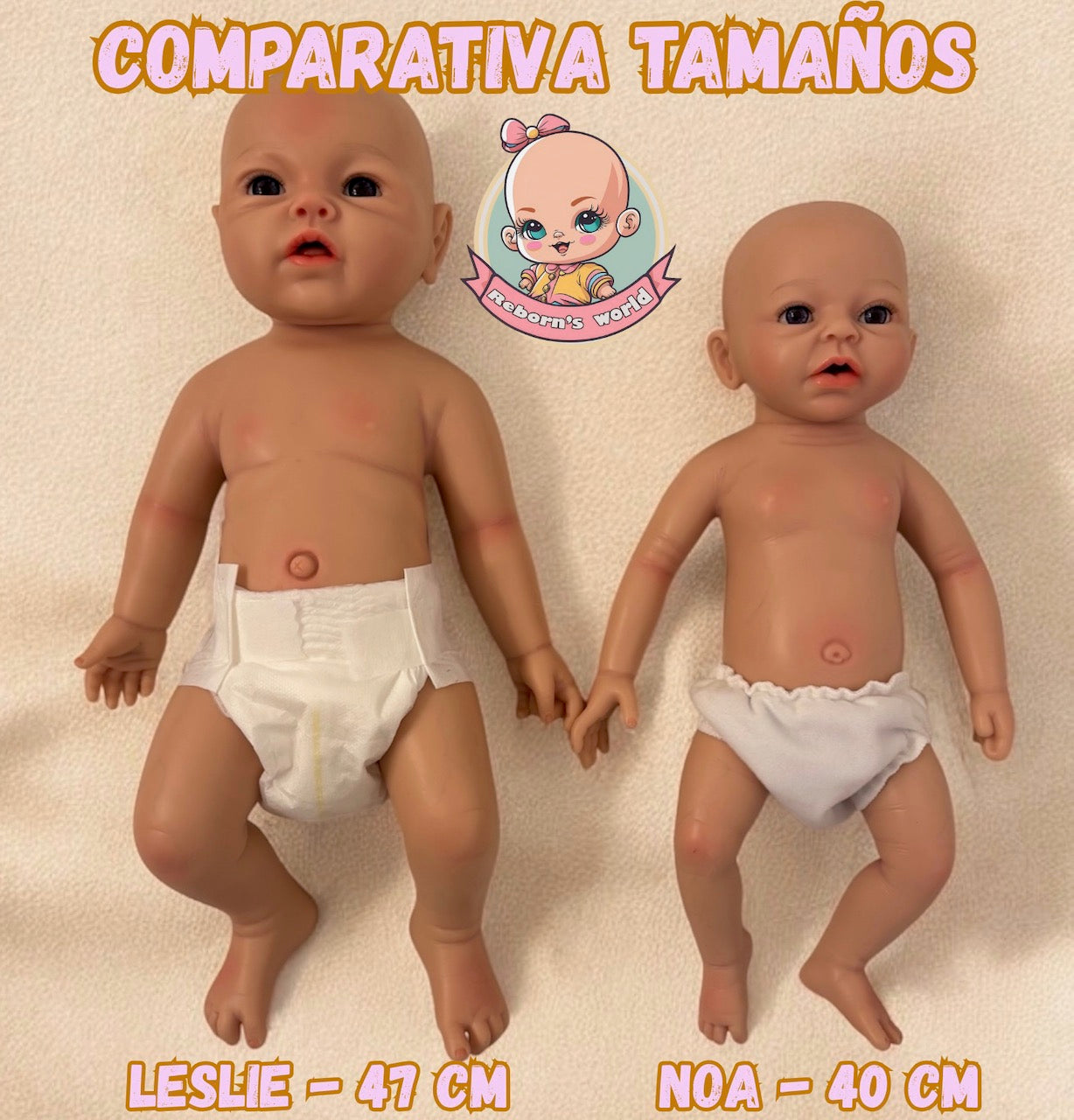Muñeco Reborn Silicona Pelo Anuk Niño 40cm / 1,7kg