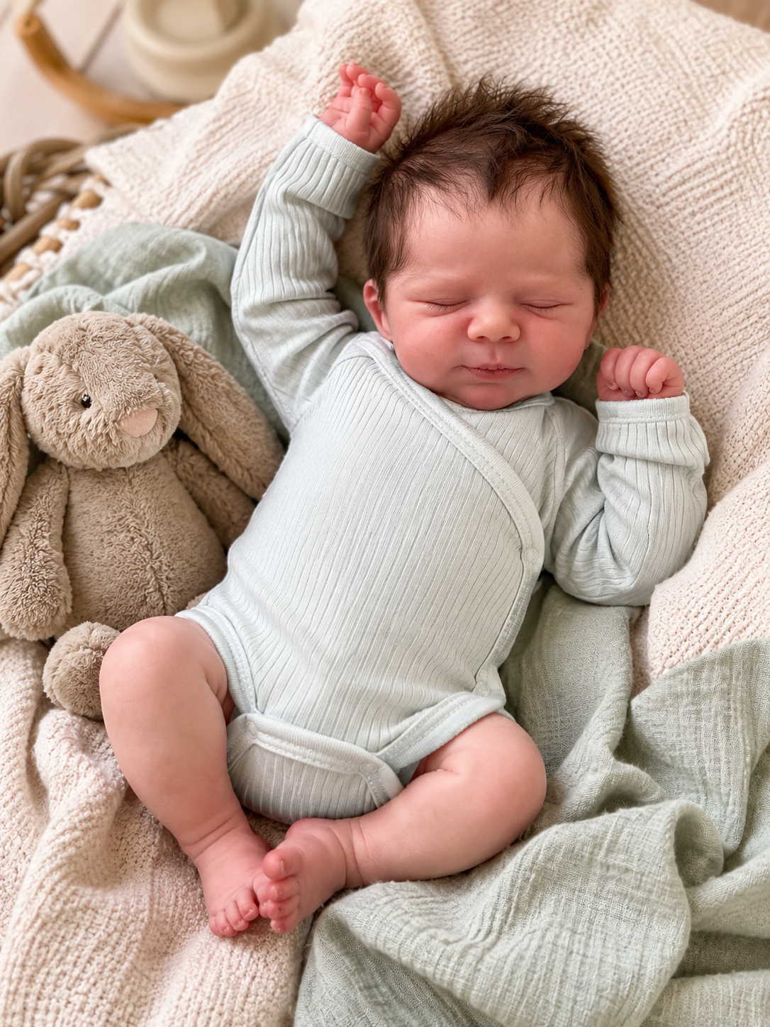 Muñeco Reborn Realista Juan Lucas Niño 51cm / 2.100 kg