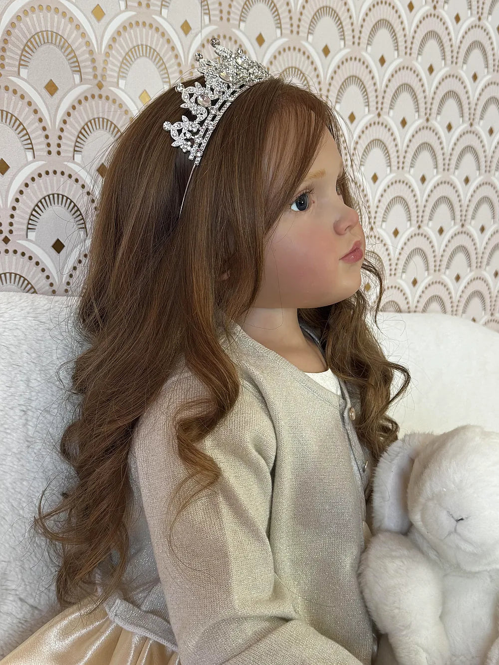 Muñeca Reborn Paula Realista Niña  75cm / 5.600 kg