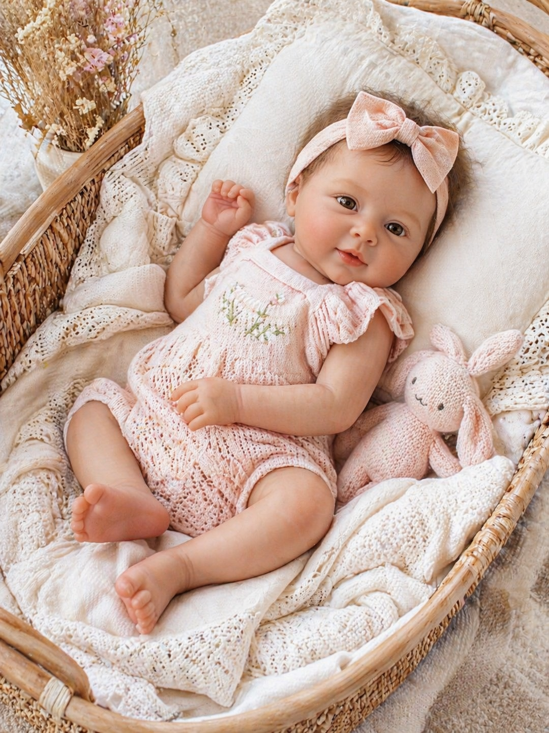 Muñeca Reborn Realista Lindsay Niña  54cm / 2.400 kg