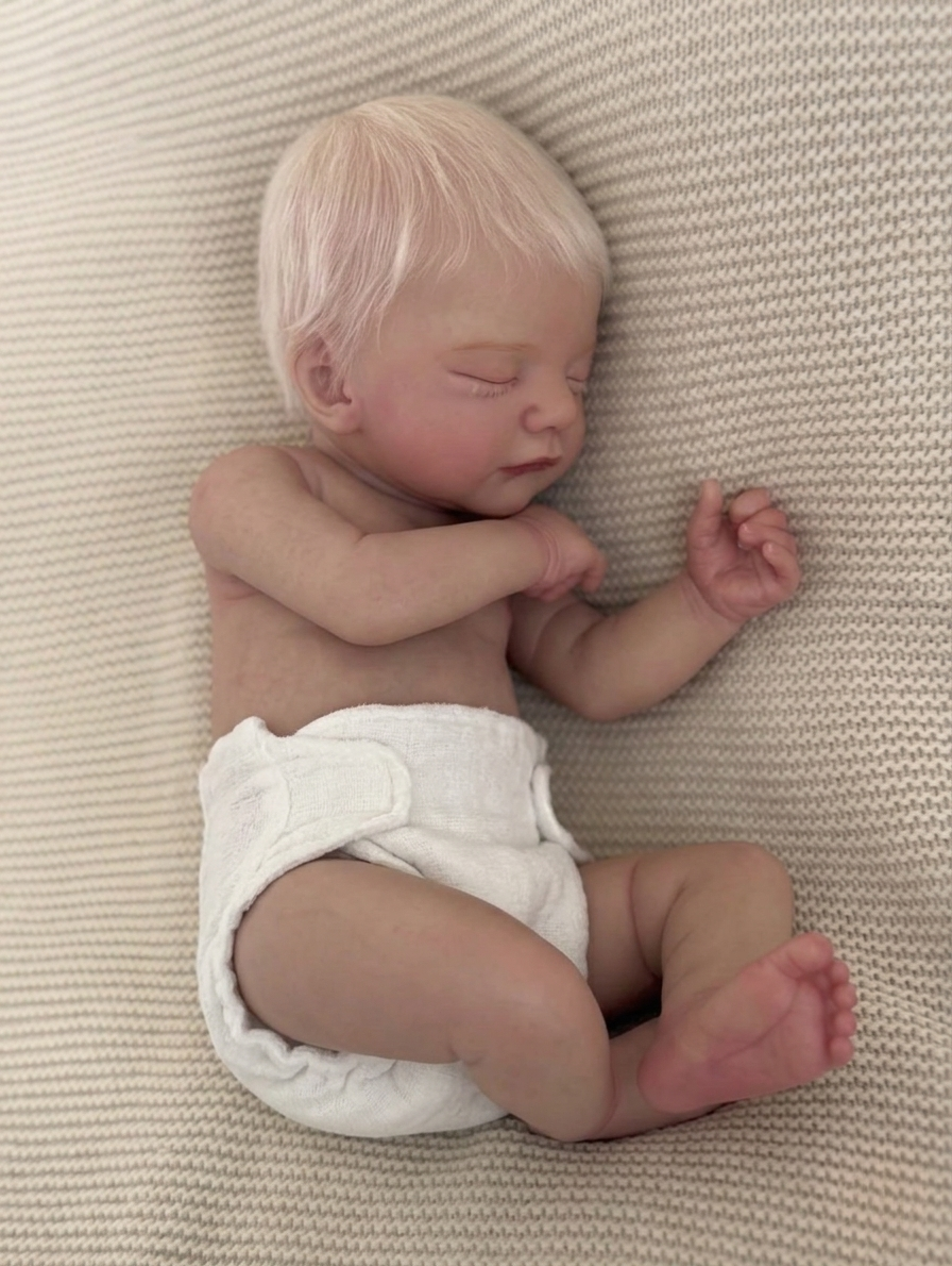 Muñeca Reborn Realista Gael Niño 55cm / 2.300 kg