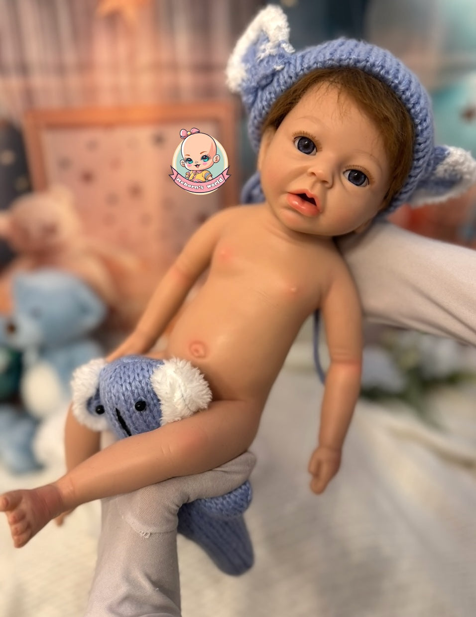 Muñeco Reborn Silicona Pelo Anuk Niño 40cm / 1,7kg